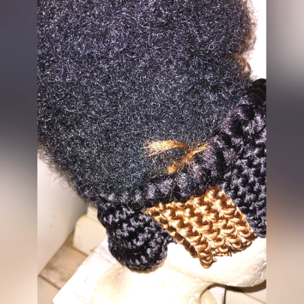 Cute Handmade Braided Ponytail Wig